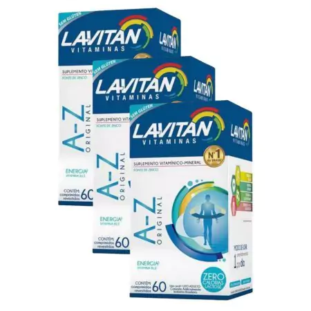 Suplemento Vitamínico-Mineral Lavitan A-Z Original - 60 Comprimidos